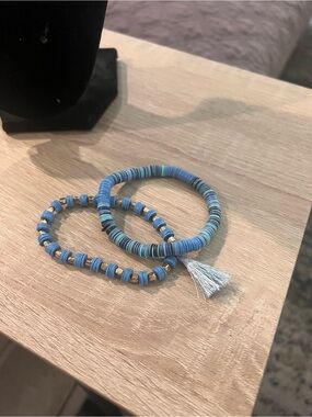 Turquoise stretchy bracelets